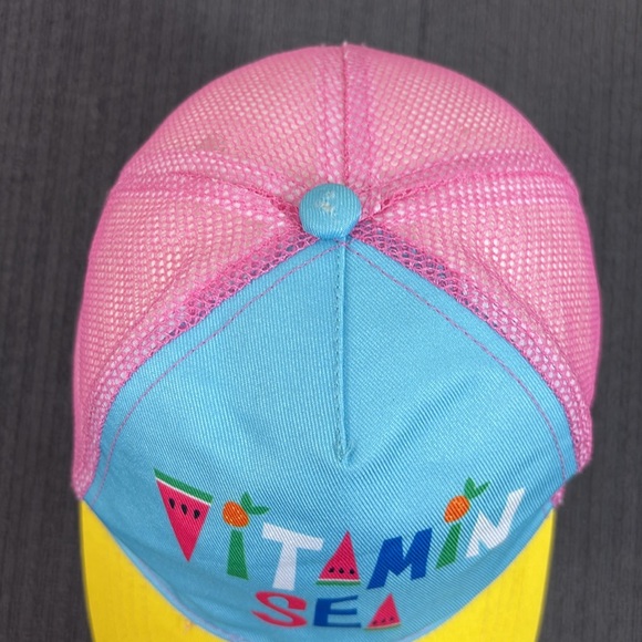 Vitamin Sea Trucker Hat Kids Adjustable Multicolor Mesh Back Snapback Cap Gertex - Picture 6 of 13